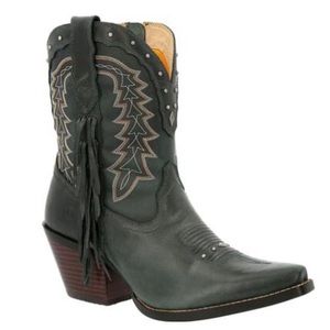 Durango Crush Woman’s Vintage Teal Bootie, Western Boot Size 8.5 NEW